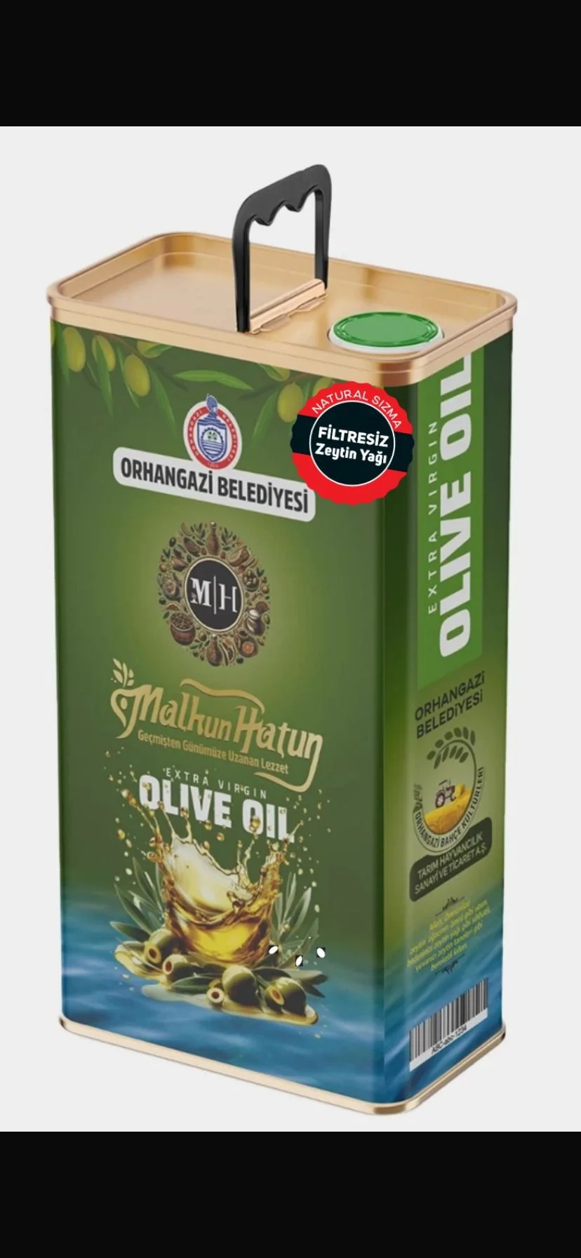 Filtresiz Soğuk Sıkım Zeytin Yağı