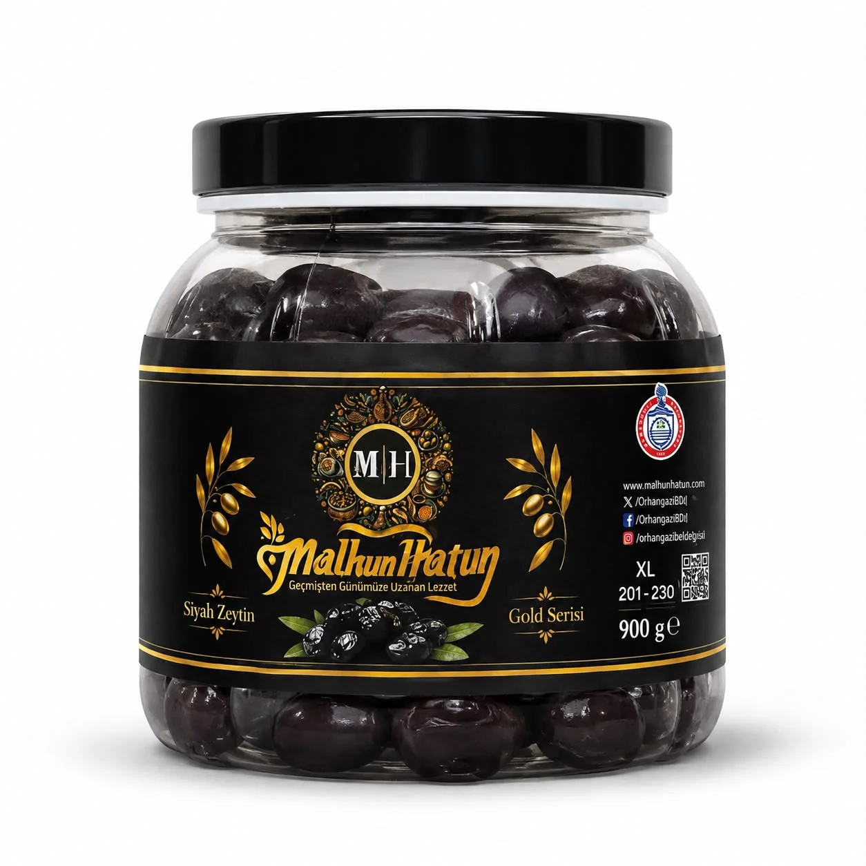 0.9 KG XL 201–230 EBAT TAŞ BASKI SİYAH ZEYTİN